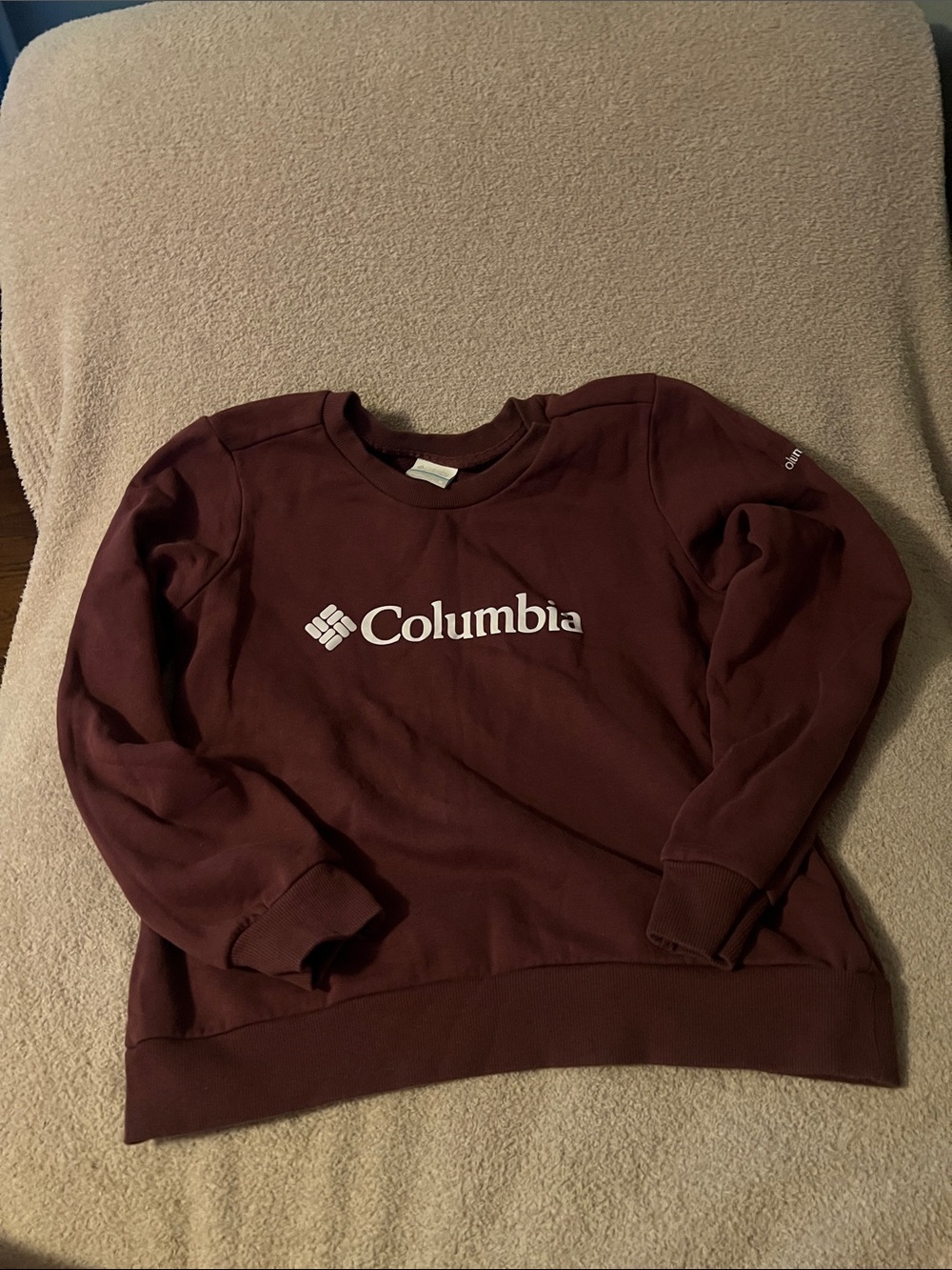 Columbia Maroon Logo Crewneck Sweatshirt